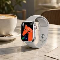 Reloj Inteligente U9LV1 Cuadrado de 2.01" con Pantalla TFT, Correa de Silicona, Llamadas por BT, NFC, Resistente al Agua IP67, Monitor de Ritmo Cardíaco, Rastreador de Actividad Física para Hombre
