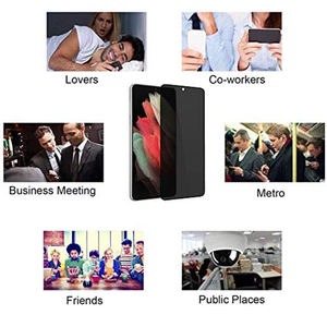 Protecteur d'écran Anti-espion pour <span class=keywords><strong>Samsung</strong></span>, 3 pièces, en verre trempé pour S21 Plus, S22, Note 20, 10, S10 Lite, S10e, M31S, M21, M10s, J8, J4, <span class=keywords><strong>J6</strong></span> Plus - Product Image 5