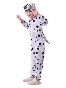 Costume de chien tacheté en fourrure pour enfants, adorable tenue de cosplay pour <span class=keywords><strong>Halloween</strong></span>, idéal pour les jeux de rôle et les spectacles - Product Image 2