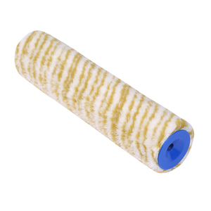 10in High Quality Yellow Black Stripes Polyamide Customizable Roller <b>Brush</b> OEM Support for Wall Painting Industrial DIY Grade - Product Image 6