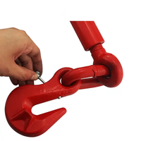 Tendeur à levier à cliquet forgé G80 3/8-1/2 pouces 9200 lb certifié CE robuste pour fixation de cargaison sur remorque plateau OEM