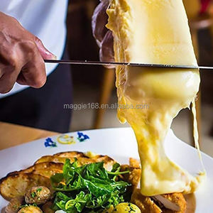 Fundidor de <span class=keywords><strong>Queso</strong></span> Raclette Comercial de 750W y 300 Grados, Fundidor de <span class=keywords><strong>Queso</strong></span> Raclette Ondulado, Lámpara de Calor para Gruyere, Calentador de <span class=keywords><strong>Queso</strong></span> Cheddar - Product Image 3