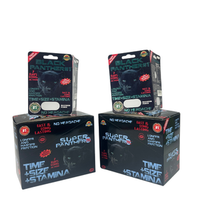 Caja de Empaque para Pastillas de Mejora Masculina Black Panther/Caja de Cartón 3D con Blister para Mejora del Rendimiento <span class=keywords><strong>Sexual</strong></span> Masculino Black Panther - Product Image 4