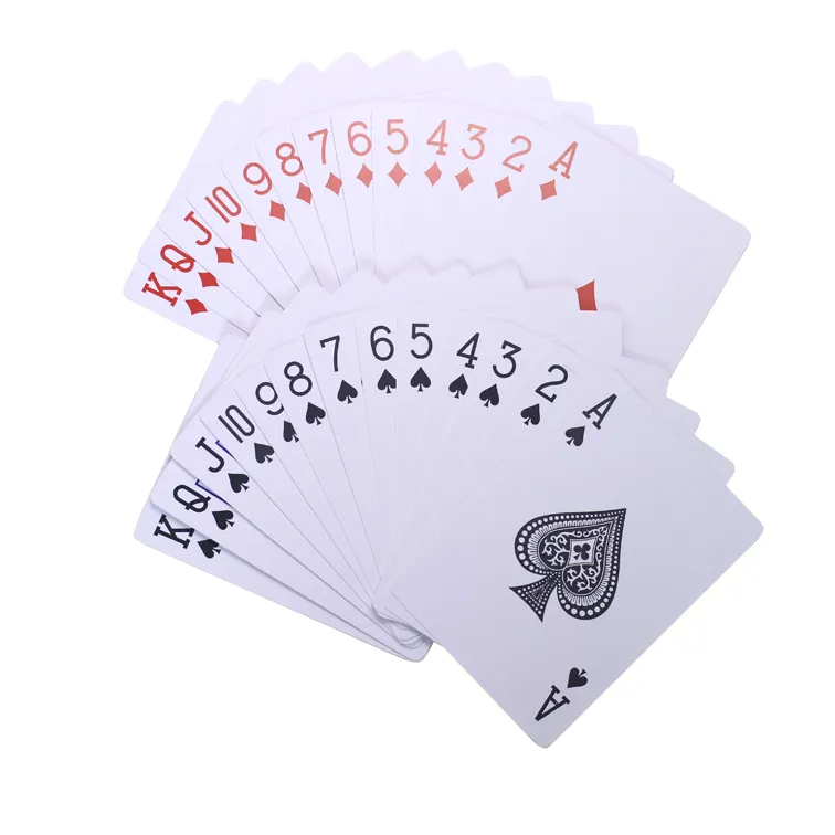 Printing PVC material casino poker adult poker cards customize Casino playing cards for club