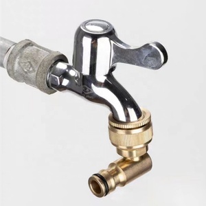 ม้วนสายยาง 360 °   ข้อต่อเร็วแบบหมุนได้ ขนาด 1/2 นิ้ว และ 3/4 นิ้ว แบบตัวเมีย สำหรับก๊อกน้ำในสวน ท่ออะแดปเตอร์ - Product Image 1