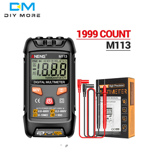M113 Multimeter 1999 Count Digital AC/DC Voltage Meter Ohm NCV <strong>Measuring</strong> Mini <strong>Instruments</strong> Electricity <strong>Test</strong> Tool - Product Image 2