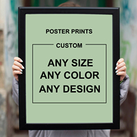 Affiches OEM personnaliser les images d'art mural impression d'affiche à colorier complète
