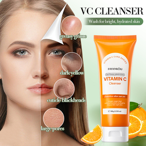 Nettoyant visage éclaircissant et blanchissant à la vitamine C OEM ODM FAYANKOU, démaquillant, contrôle du sébum, nettoyage en profondeur - Product Image 3