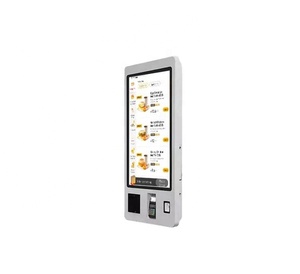 KFC 21.5 24 27 32 Inch Touch Screen Wifi Supported Payment Self Ordering Kiosk <b>With</b> Receipt <b>Printer</b> Code <b>Scanner</b> Pos Holder - Product Image 6