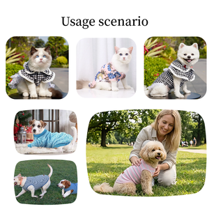 Trajes de Esmoquin de Terciopelo de Lujo Personalizados para Perros y Gatos Machos y Hembras con Accesorios Decorativos - Product Image 4