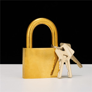 Cadenas en laiton avec <span class=keywords><strong>3</strong></span> clés, haute sécurité, antivol, pour porte, unité de stockage, casier, prix direct usine, faible MOQ - Product Image 2