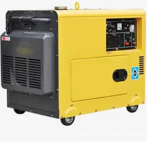 Hot Sales 5KW 6KW 7KW Hochwertiger Fabrik verkauf Tragbarer einphasiger leiser elektrischer Generator