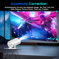 M5 Mini Projecteur Vidéo Intelligent Wi-Fi avec Lampe LED Full HD pour Home Cinéma TV et Téléphone Portable