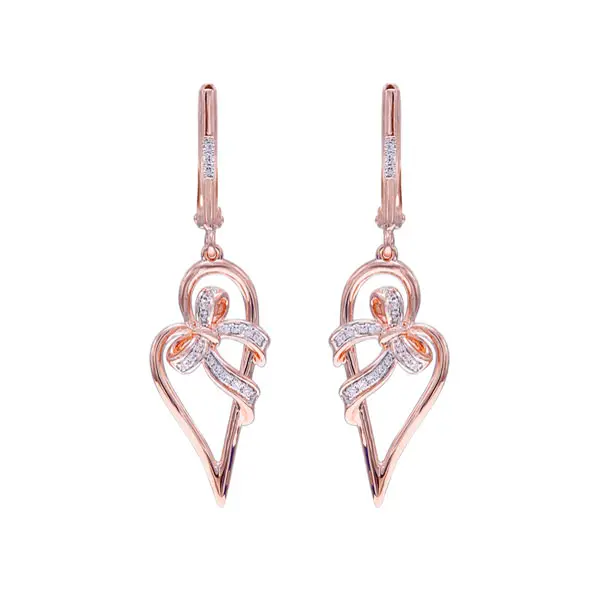 Fashion Titanium Rose Gold Jewelry Women Korean Customized Geometric Stainless Steel Drop Earrings