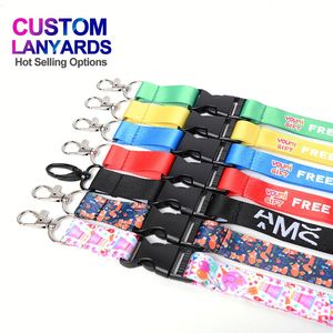 High Quality Bulk Cheap Custom <b>Polyester</b> Blank Logo Personalized <b>Lanyard</b> With Metal Clip - Product Image 3