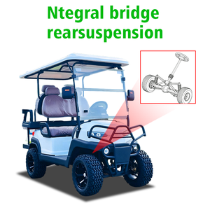 Voiturette de golf électrique à batterie lithium nouvelle génération, longue durée de <span class=keywords><strong>vie</strong></span>, <span class=keywords><strong>4</strong></span> places, pour attraction touristique - Product Image 2