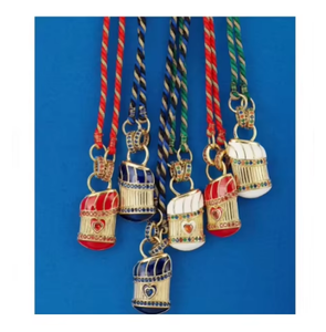 2025 Heiße Verkäufe 18 Karat vergoldete Emaille Regenbogen platte <span class=keywords><strong>Tarot</strong></span> Kaktus Halskette für Frau - Product Image 1