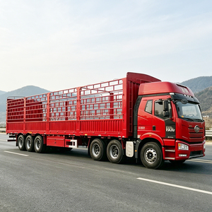 Semirremolque de 3/4/5 Ejes con Barandas, de 40-100 Toneladas, de <span class=keywords><strong>Segunda</strong></span> <span class=keywords><strong>Mano</strong></span>, Venta de Fábrica, para Transporte de Carga - Product Image 6