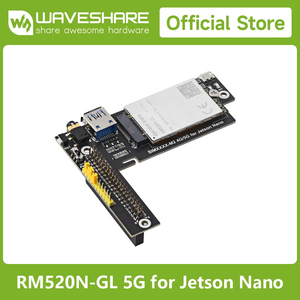 โมดูลเวฟแชร์ 5G/4G/3G ออกแบบมาสำหรับเจ็ตสัน นาโน, โหมดหลายแบนด์, ตัวเลือกสำหรับ RM520N-GL/SIM8202G-M2 K534 - Product Image 2