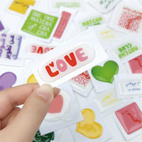 Autocollants 3D personnalisés en résine époxy pour cadeaux, impression de logo, feuilles A6 prédécoupées, adhésif puissant pour coques de téléphone portable