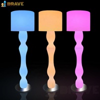 Lampadaire intelligent d'intérieur à LED étanche nordique-Éclairage de patio de jardin brillant et durable à 16 couleurs changeantes