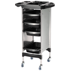 Carrito de Salón de Belleza Dongpin, 320x420x920mm, Acero Inoxidable, Almacenamiento Multicapa, Gabinete Móvil para Salón de Peluquería - Product Image 1
