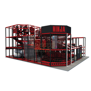 Châu Âu Mỹ tiêu chuẩn an toàn thương mại sân chơi trong nhà thiết bị Ninja <span class=keywords><strong>tag</strong></span> tương tác <span class=keywords><strong>Arena</strong></span> với các chướng ngại vật - Product Image 4