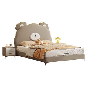 Lit pour enfant haut de gamme 2025, vente en gros, haute qualité, durable, rembourré, en forme d'animal - Product Image 6
