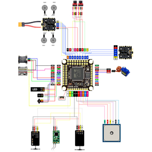 H743 giá tốt nhất 8bit 4in1 ESC 8inch 9inch 10inch FPV khung Drone với kim loại điều khiển chuyến bay FC 12S chuyến bay Stack - Product Image 5