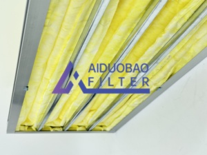 Túi loại trung bình hiệu quả Bộ lọc không khí công nghiệp trung tâm điều hòa không khí lọc đơn vị lọc bụi loại bỏ túi lọc - Product Image 4