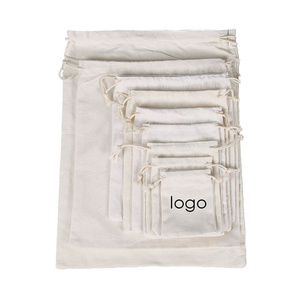 Bolsa de Algodón Personalizada con Cordón, Bolsa de Almacenamiento de Algodón y Cáñamo con Cordón y Bolsillo - Product Image 6