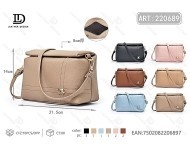 Borsa a Tracolla da Donna in Microfibra, Pelle Sintetica, Chiusura con Cerniera, per Tutte le Stagioni, Tinta Unita, Tracolla Singola - Product Image 1