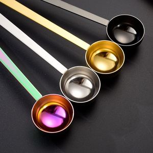 Custom logo 9.6 Inch 304 Stainless Steel Metal 5/10/15/20/25/30ml Coffee Powder Metal Kitchen Stainless Steel <b>Measuring</b> <b>Spoon</b> - Product Image 6