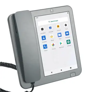 ホテル8インチスクリーン4GLTEWiFiホットスポットBluetoothSIMカードスマートデスクトップ固定無線電話Androidビデオ電話