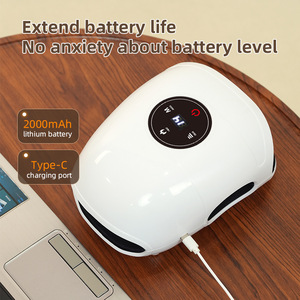 Handheld Electric Hand Massager With <b>Heat</b> And Acupressure For Relaxation And Pain Relief USB <b>Rechargeable</b> Lithium Battery - Product Image 2