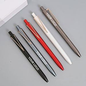 Stylos à bille rétractables de luxe en forme de V avec logo personnalisé, écriture fluide, idéaux comme cadeaux d'entreprise pour les clients - Product Image 1