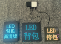 Bolsa de deporte LED con control a todo color Mochila LED Mochila dinámica 3D Mochila Led inteligente Pantalla de visualización LED