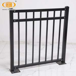 Clôture décorative en <span class=keywords><strong>fer</strong></span> de style italien de haute qualité, design anti-escalade de 4 pieds, clôture de piscine avec porte - Product Image 6
