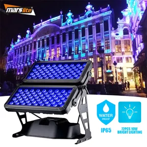 120*10W Lampu Warna Kota Tahan Air IP65 Led Pencuci Dinding Warna Kota