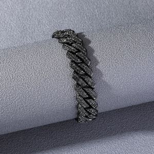 Unique Features Personality Hiphop Style Geometric Shaped Cuban Chain Trendy Exaggerated <b>Charm</b> Bracelet Alloy Men's Bracelets - Product Image 3