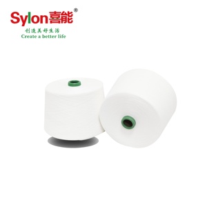 Hilo de poliéster ignífugo Sirospun (6500ppm) LOI más de 32 antibacterias para tejer - Product Image 2