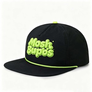 Casquette de baseball à 5 panneaux avec logo personnalisé, en polyester 100 %, non structurée, pour le sport, la course à pied, le golf, style « Dad Hat » - Product Image 3