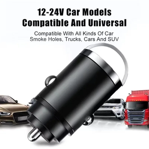 Mini chargeur de voiture USB Type C 100W, 2 ports, charge rapide pour <span class=keywords><strong>iPhone</strong></span>, Xiaomi, Huawei - QC3.0 Mini PD <span class=keywords><strong>18W</strong></span> <span class=keywords><strong>20W</strong></span> 30W Puissance de sortie - Product Image 3