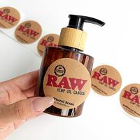 Etiquetas Adhesivas Personalizadas con Logotipo Bopp, Etiquetas de Vinilo Sintético Impermeables en Rollo, Embalaje Cosmético para el Cuidado de la Piel y el Cabello