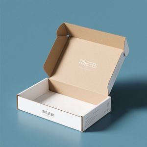 Boîtes d'expédition en carton ondulé avec logo personnalisé, pelliculage brillant pour emballage cadeau et artisanat, forme rectangulaire, solutions d'expédition pour petites entreprises - Product Image 3