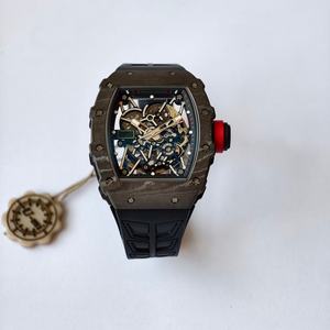 Reloj Mecánico a Prueba de Agua de la Mejor Calidad Hecho a Medida, 44.5mm, Movimiento UMI Factory RMAL1, RM035-02 NTPT, Esqueleto de Carbono, Reloj RM - Product Image 1