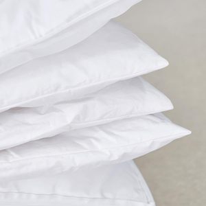 Mới Giá Rẻ Fluffy Da Thân Thiện Với Mềm Mại Ba Lớp Trắng Khách Sạn Ngỗng Xuống Lông Cổ Có Thể Điều Chỉnh Gối Với Dây Kéo - Product Image 3