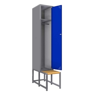 Mining Man <strong>Camp</strong> Miner Boot Locker Steel Bench Chain Metal <strong>Wardrobe</strong> With Front Seat Customized Size Changing Chair - Product Image 1