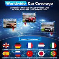 Escáner Detector de Fallas de Automóviles OBD2 V519 Herramienta de Diagnóstico con Garantía de 12 Meses con Lector de Códigos de Error