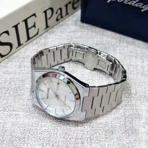 Orologi di Lusso per <span class=keywords><strong>Uomo</strong></span> Nuovo Orologio al Quarzo Semplice e alla Moda con Cinturino in Acciaio Inossidabile Orologio da Polso Business per <span class=keywords><strong>Uomo</strong></span> - Product Image 3